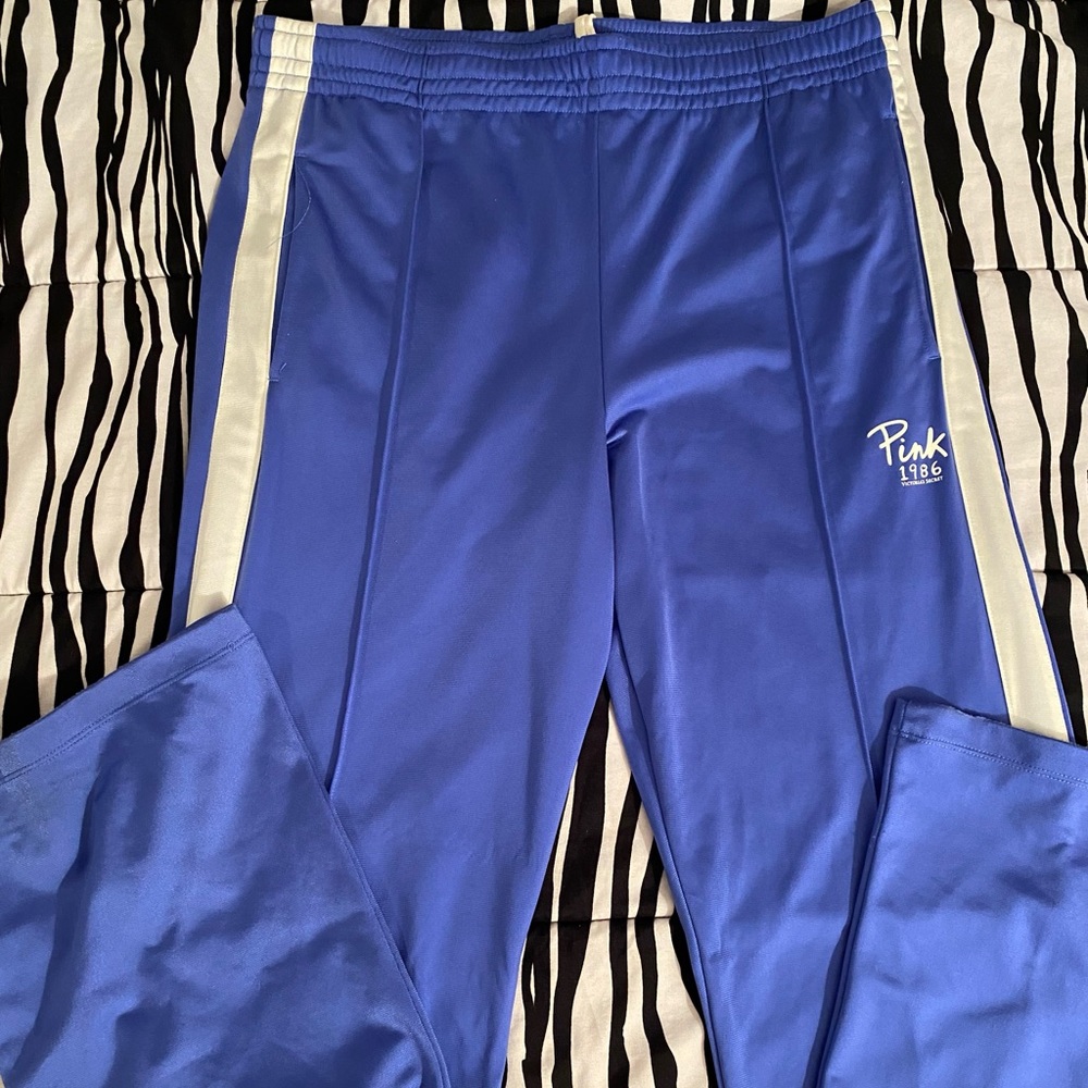 Victoria's secret Pink light blue track pants size medium